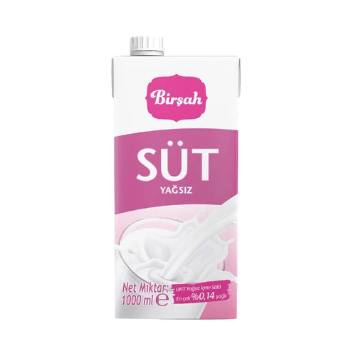 Birşah Yağsız Süt 1 L